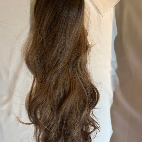 New Lace Front Wig Ombre Dark Roots Two Tone Beautiful! - Picture 5 of 8